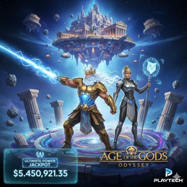 Age of the Gods dari Playtech 2026