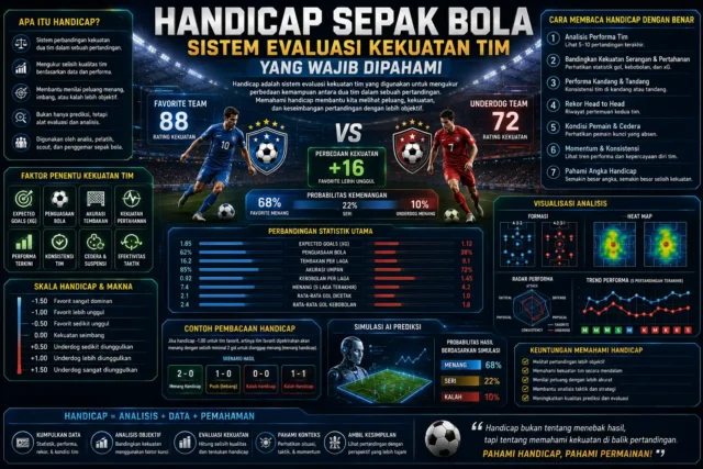 Handicap Sepak Bola Sistem Evaluasi Kekuatan Tim yang Wajib Dipahami Handicap