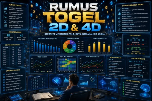 Rumus Togel 2D dan 4D